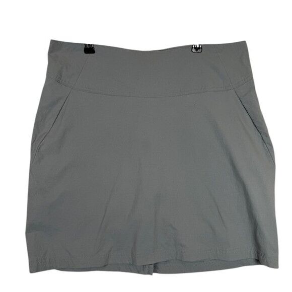 Royal Robbins Pants - Royal Robbins Women’s Discovery III Skort Gray Pockets Stretch Size 8